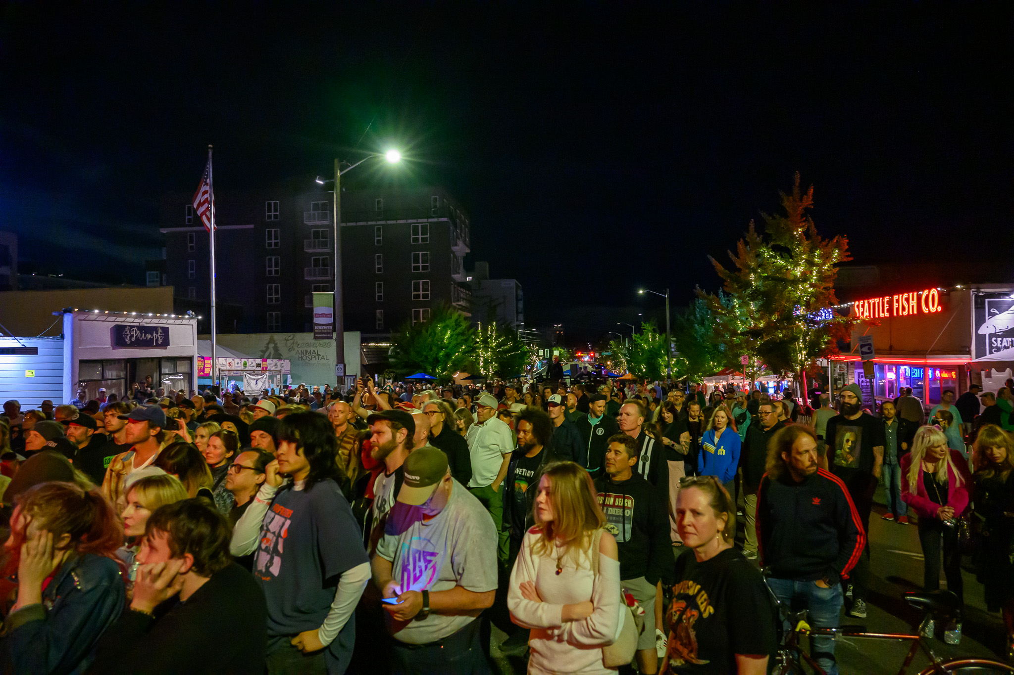 the crowd