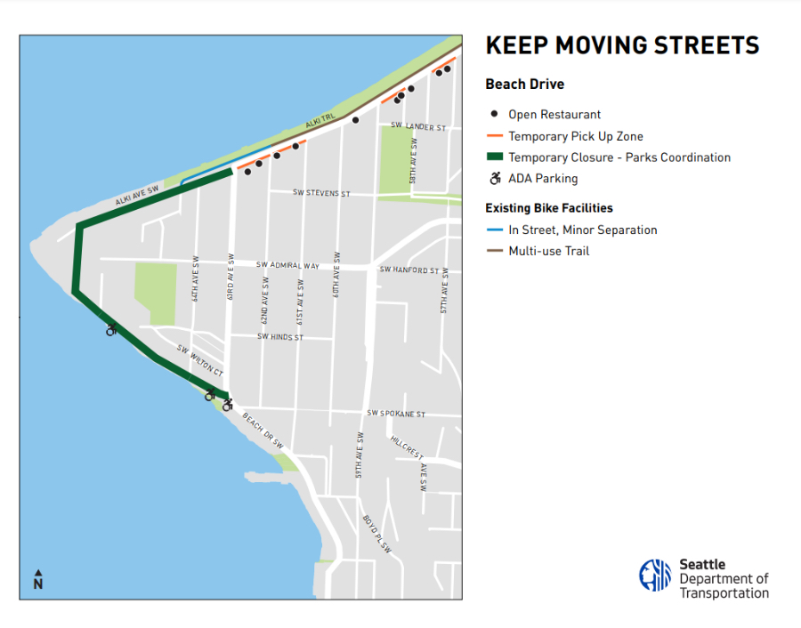 Alki Keep Moving map