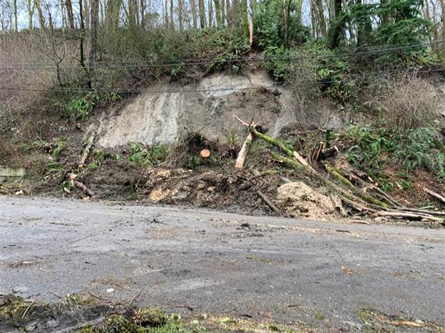 Highland park way landslide
