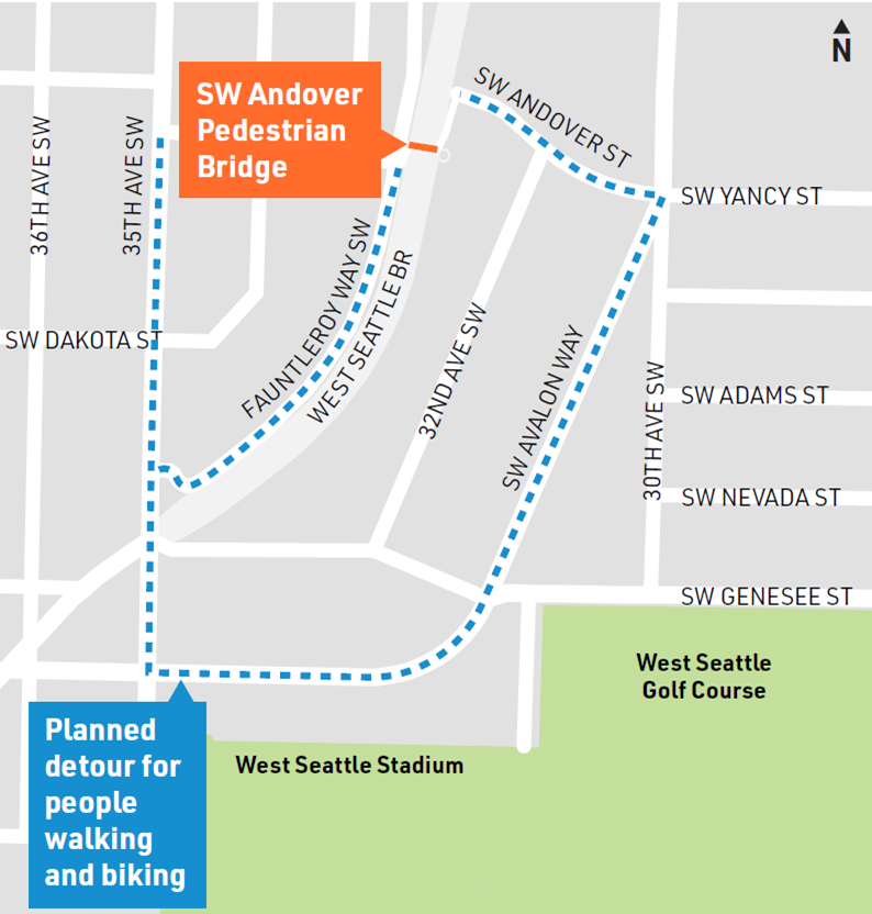 map of detour