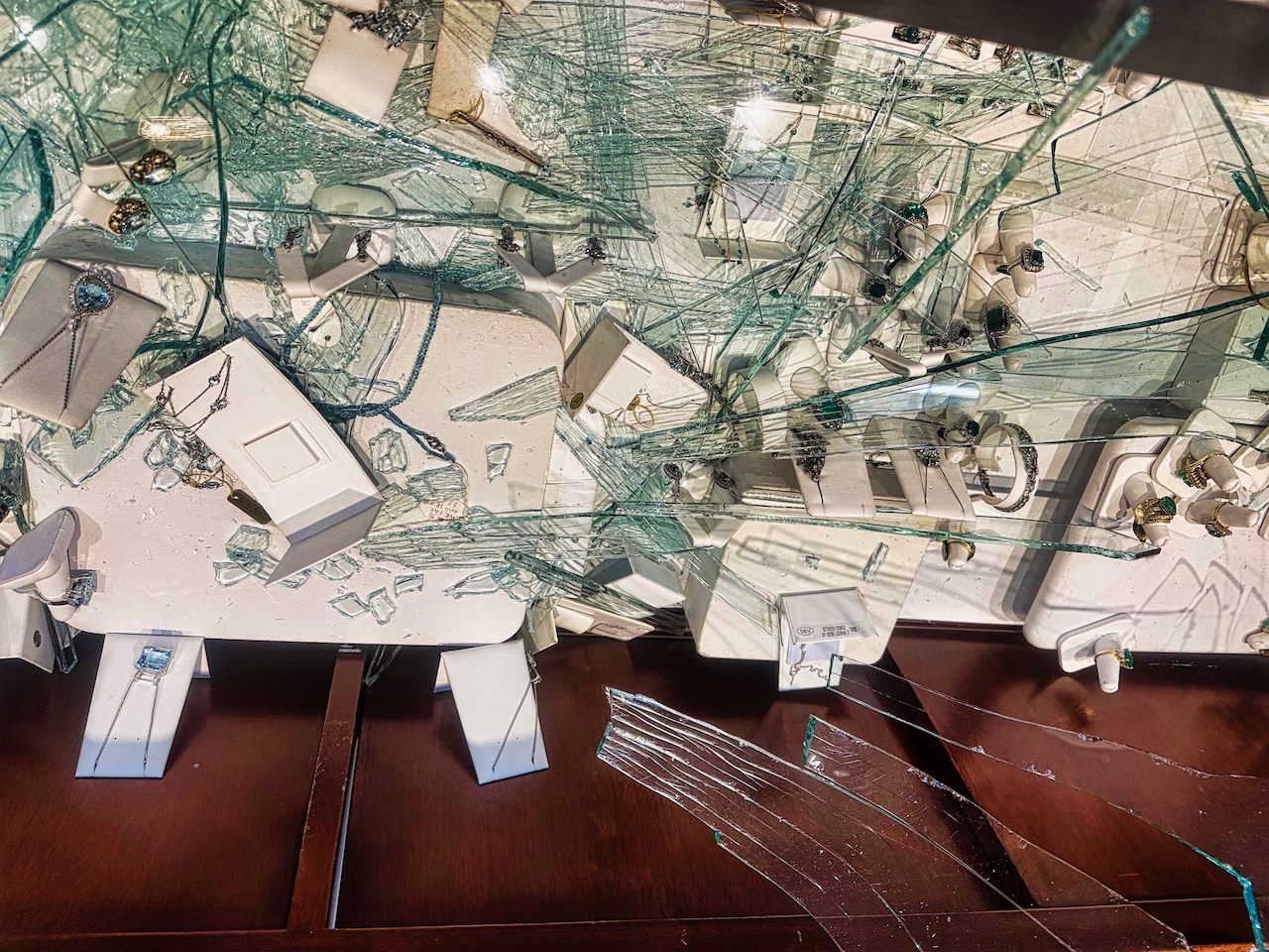 smashed case