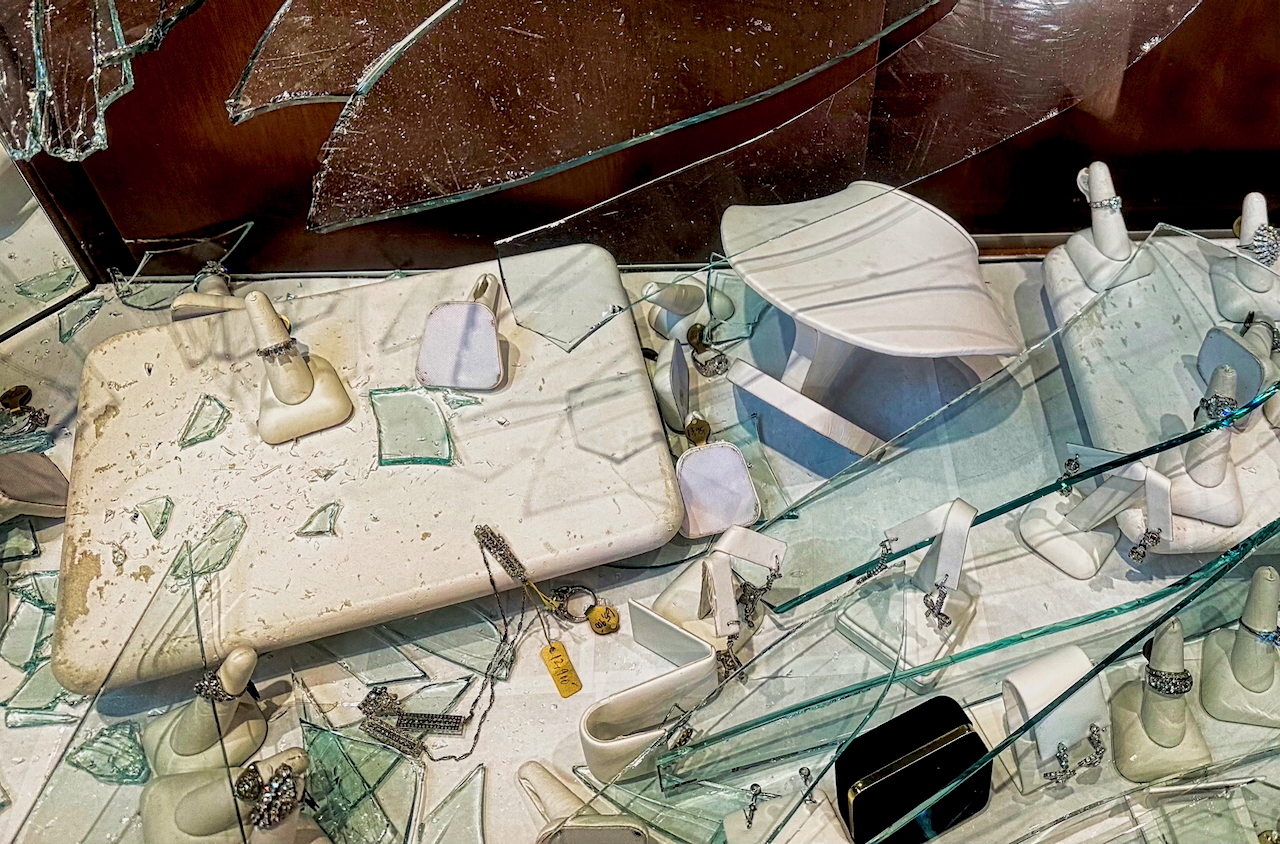 smashed case