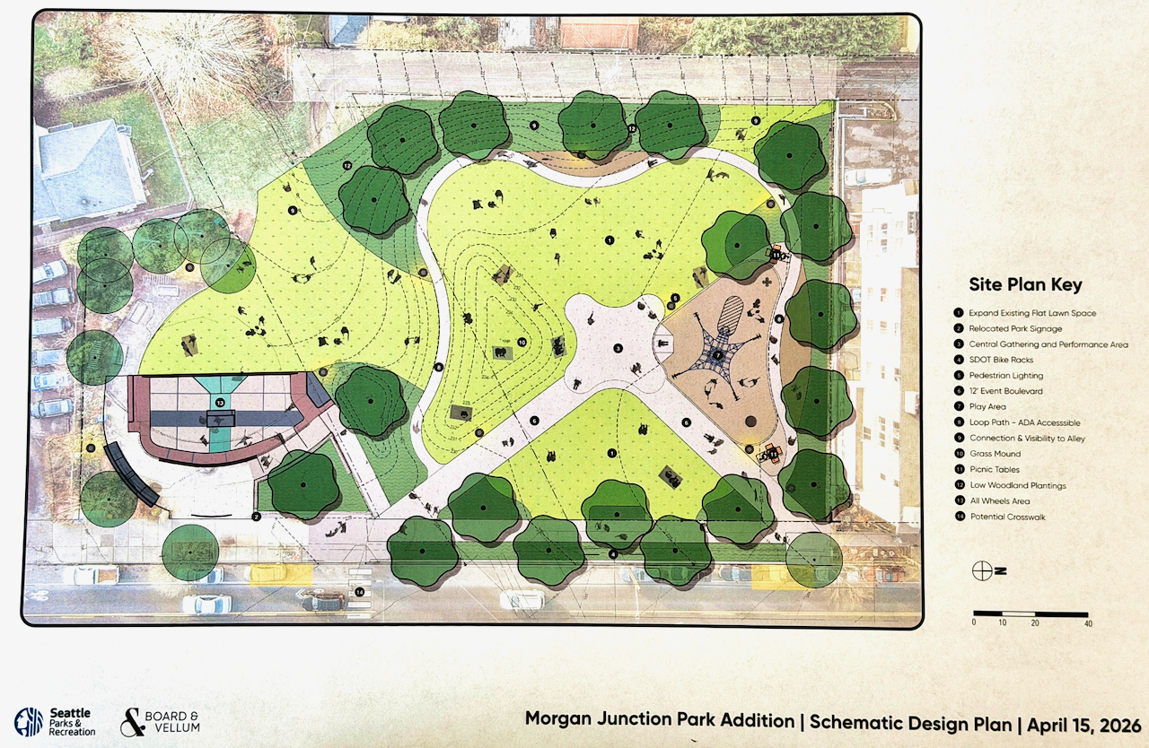 Morgan Junction Park Expansion site plan