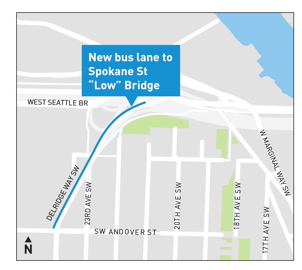 new bus lane