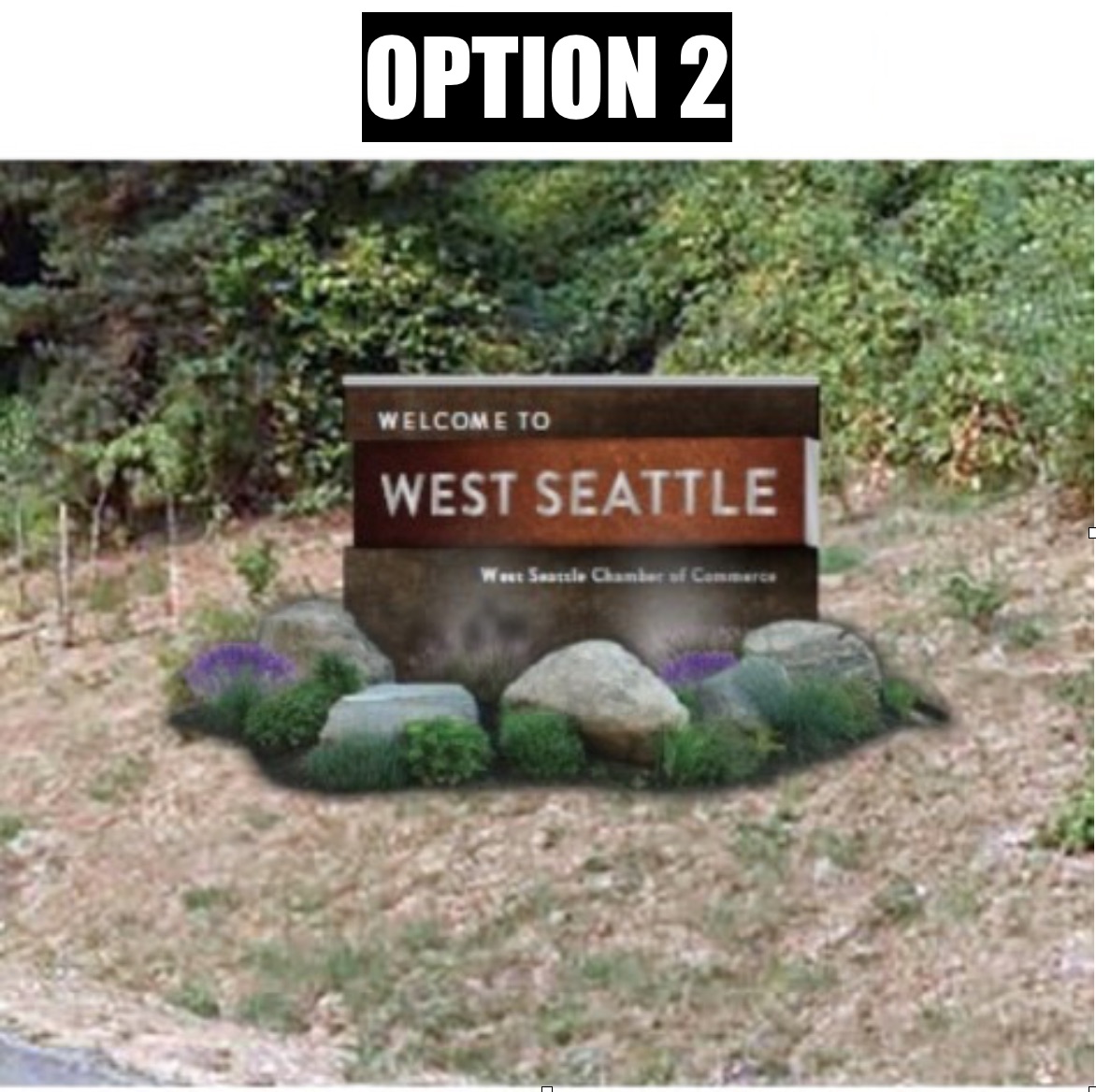 New West Seattle sign Option 2