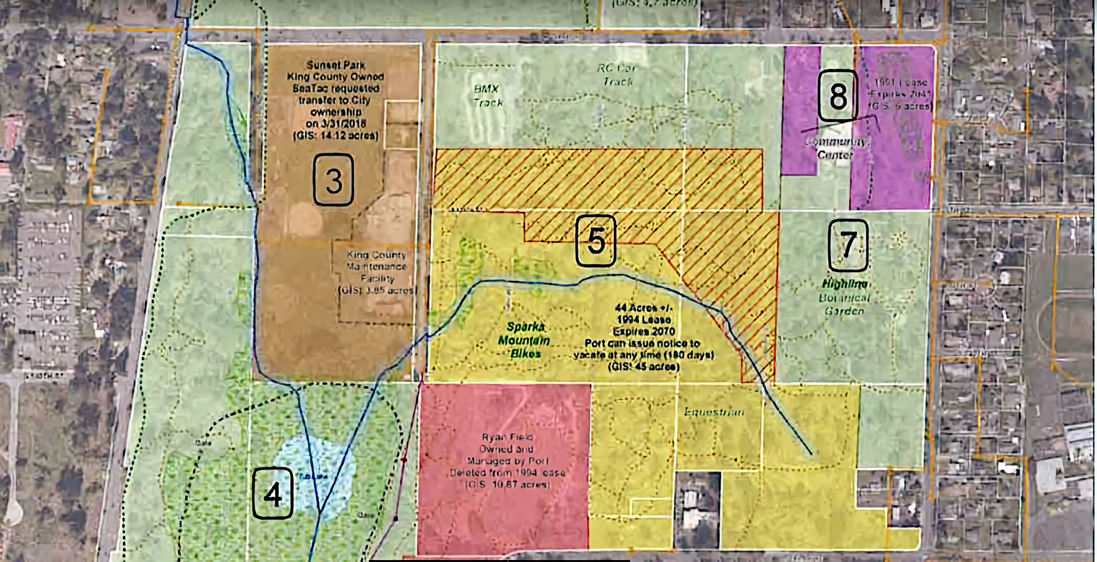 North SeaTac Park map