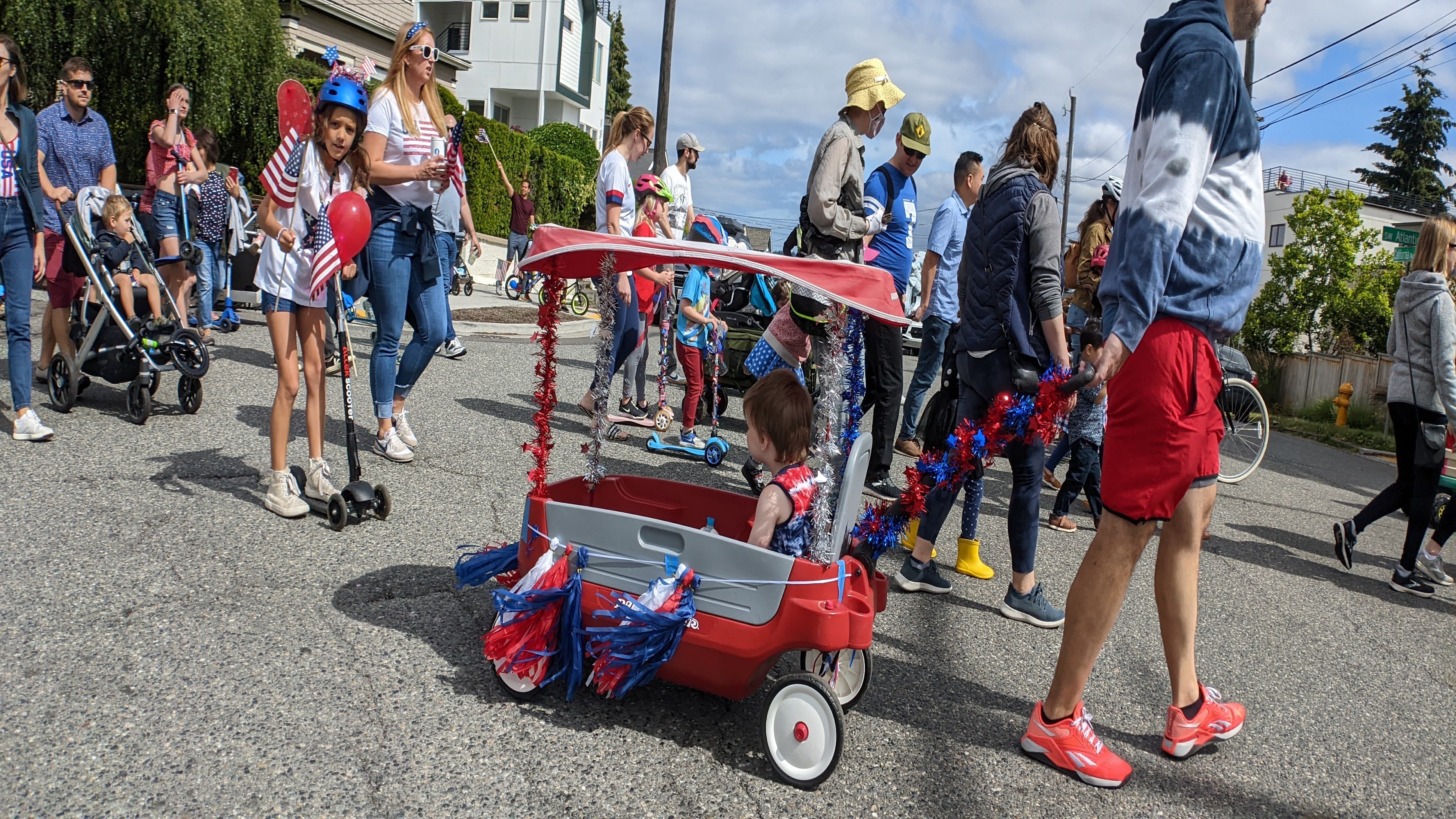 4th of July West Seattle Kids Parade