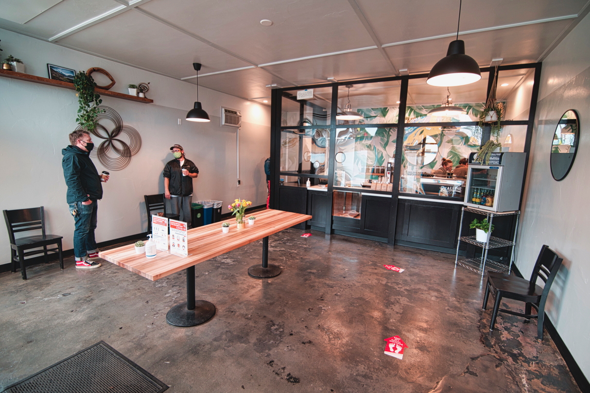 Realfine coffee on 35th interior