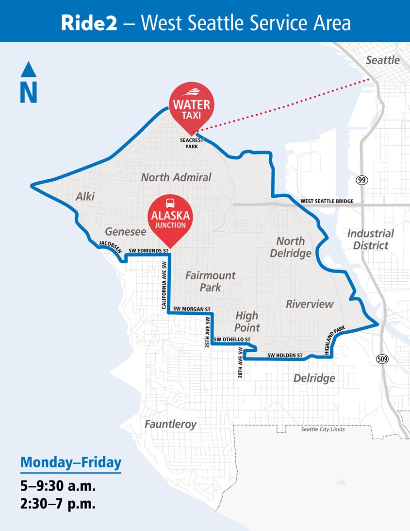 West Seattle service area