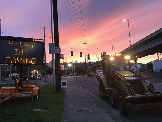 paving work