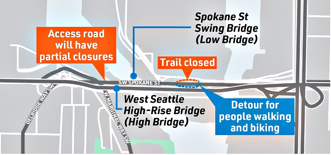 SDOT work map