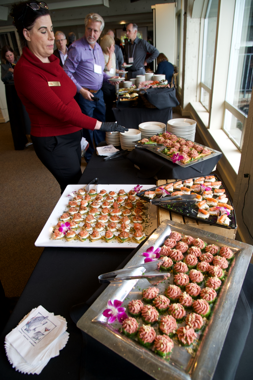 food at the gala