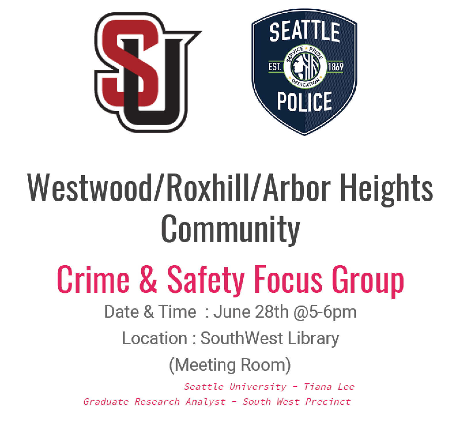 Westwood focus group