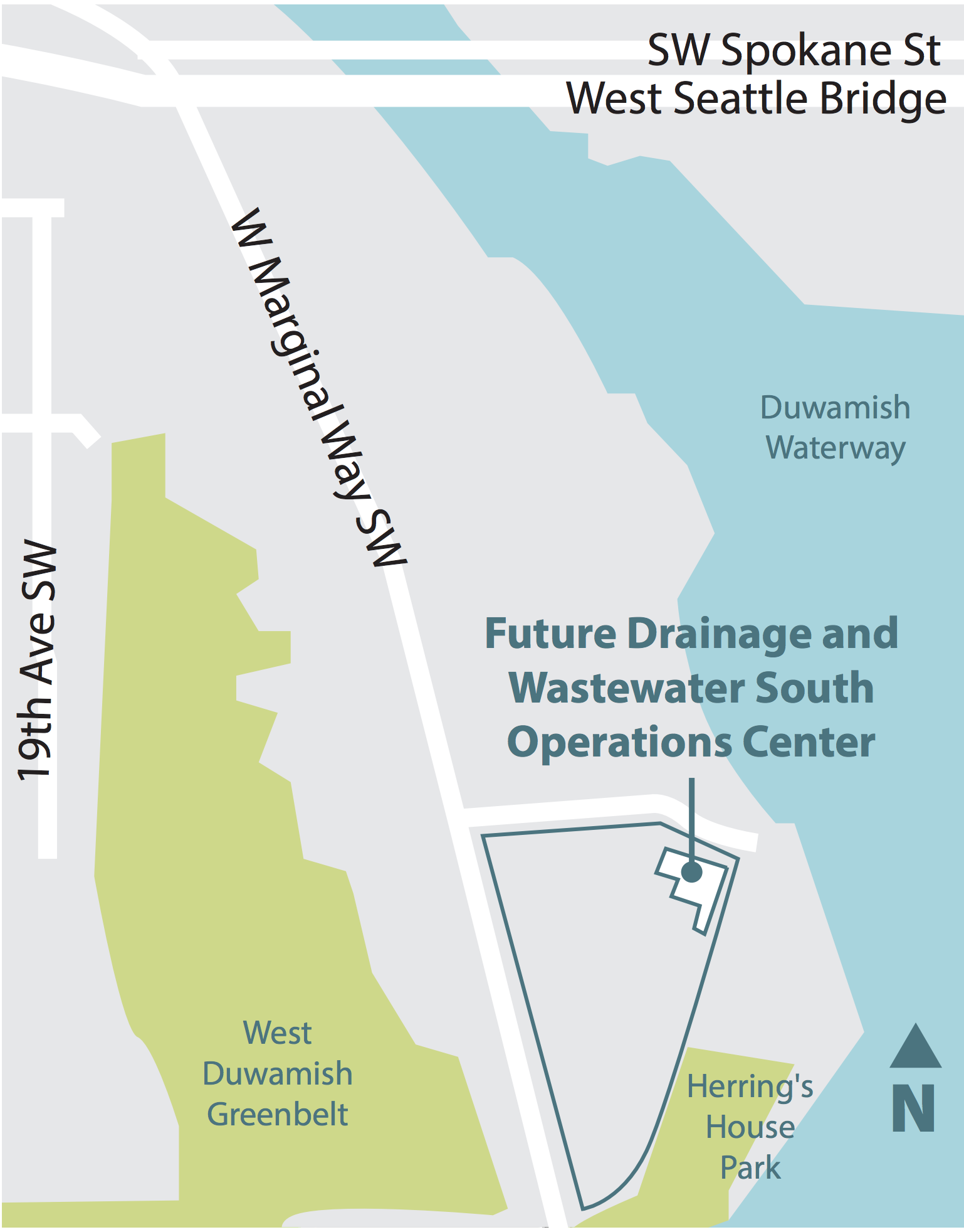 South Operations Center map