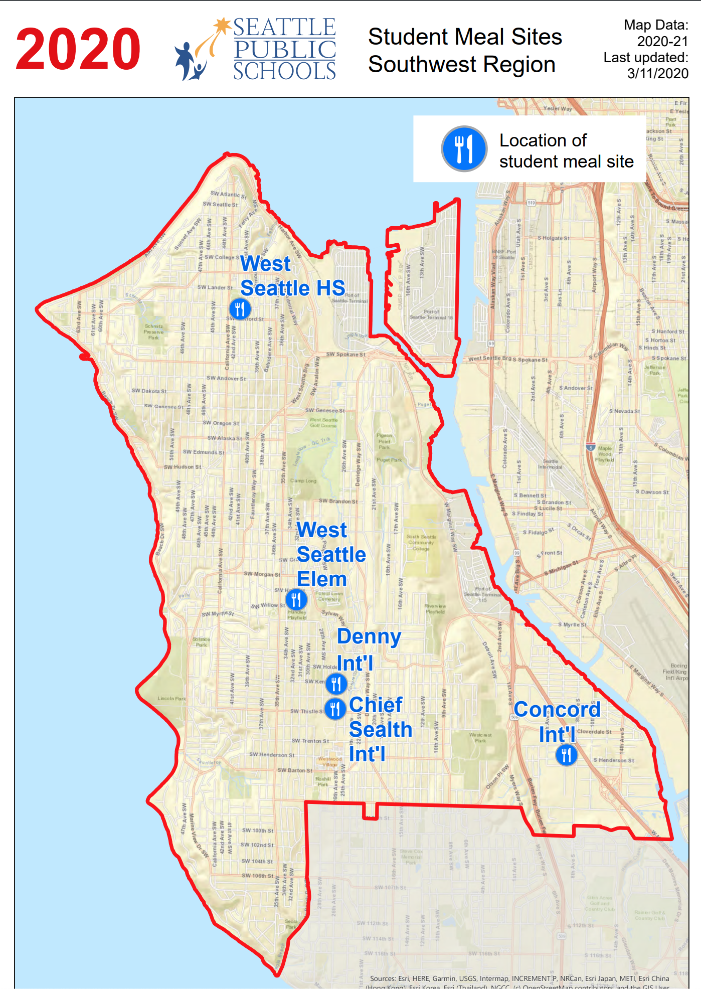 West Seattle sites