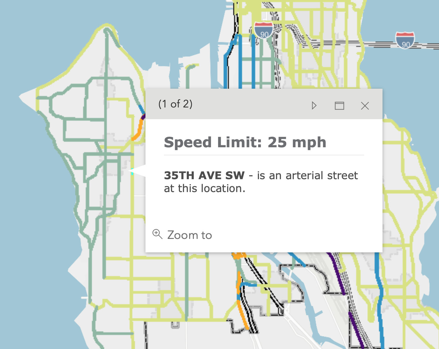 speed map