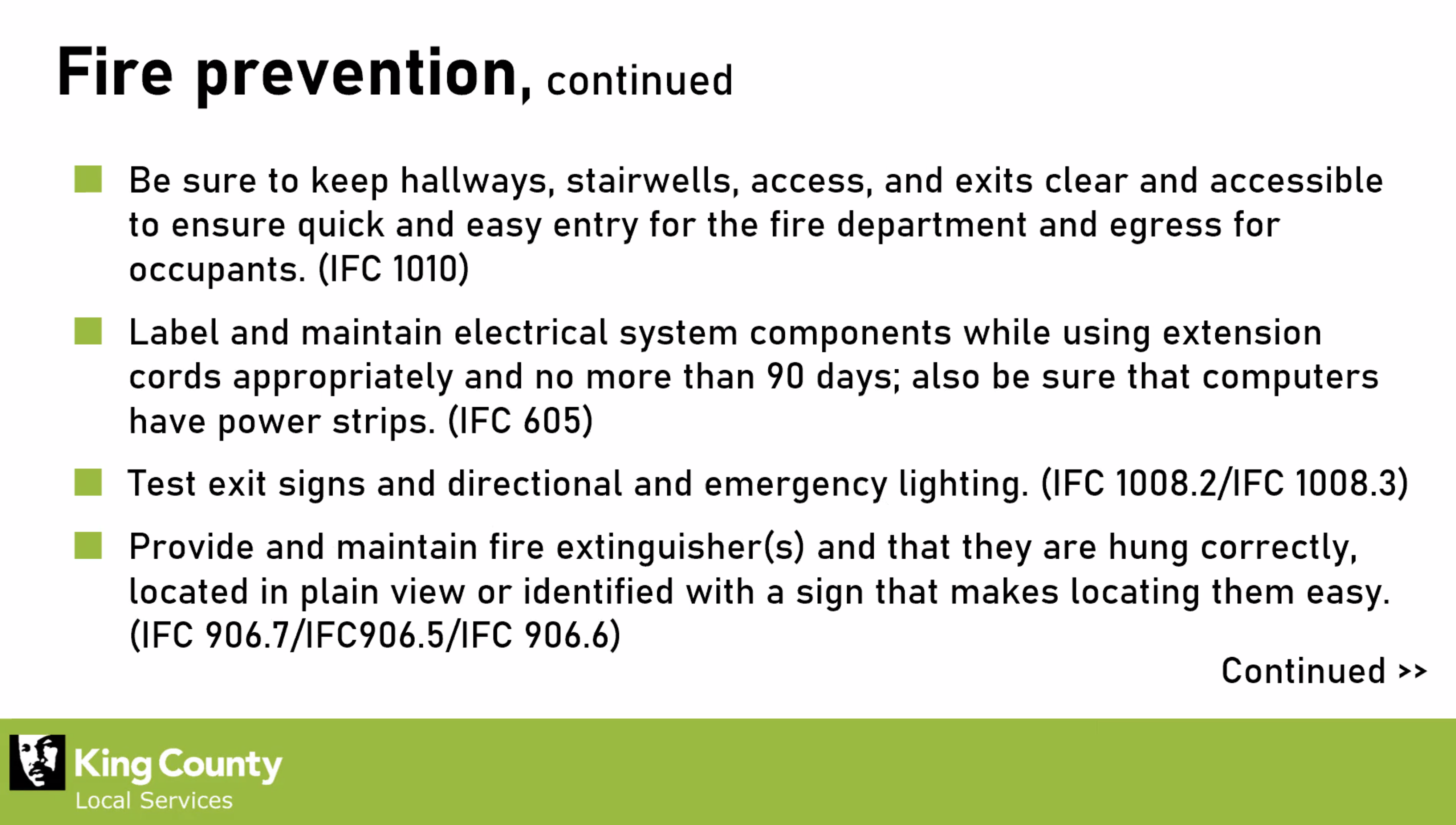 fire prevention tips