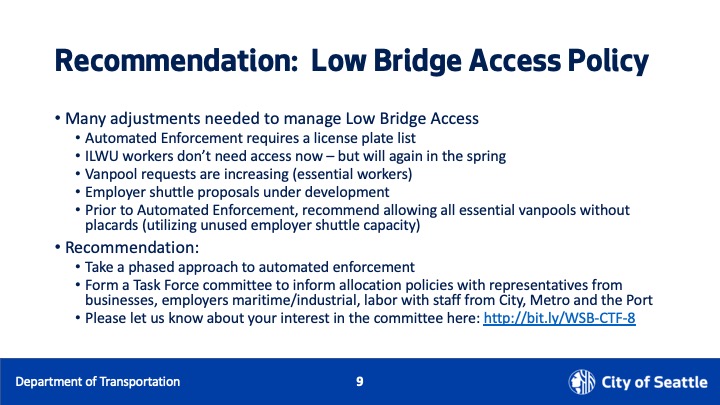 low bridge access