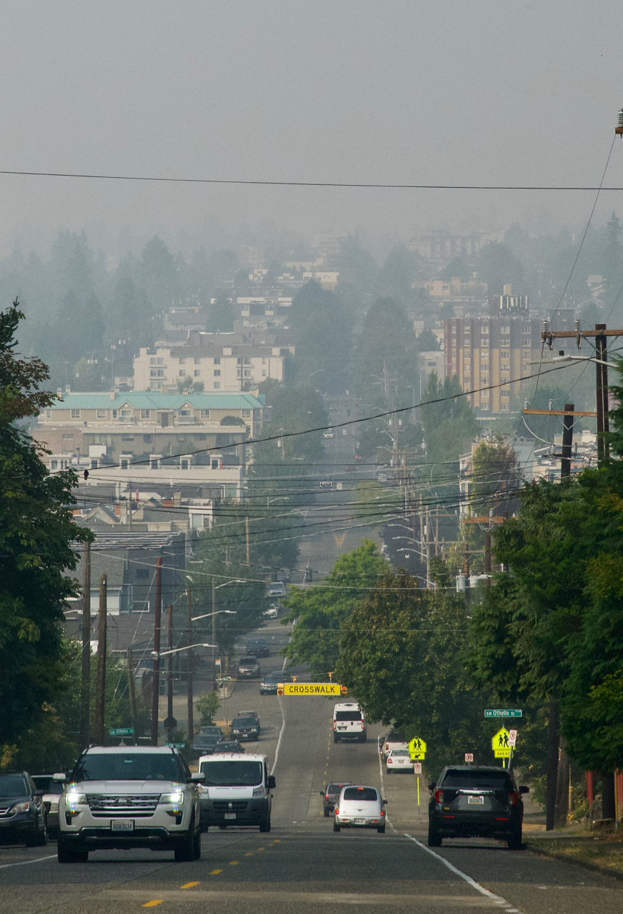 smoky view from Gatewood Hill 