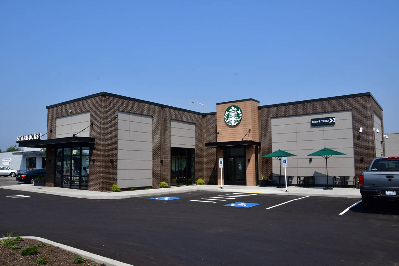 Starbucks White Center exterior wide