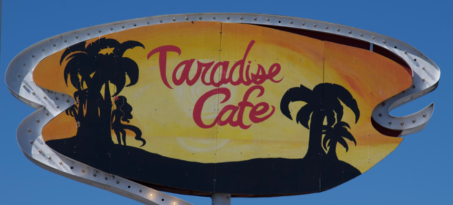 Taradise sign