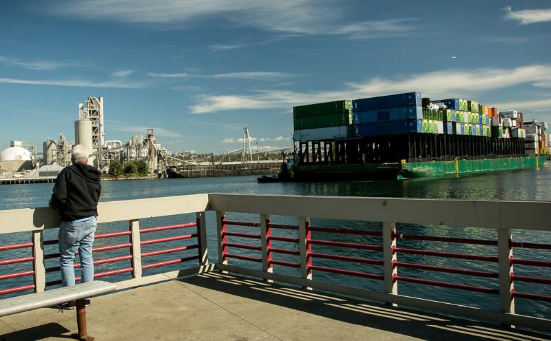 Terminal park on the Duwamish