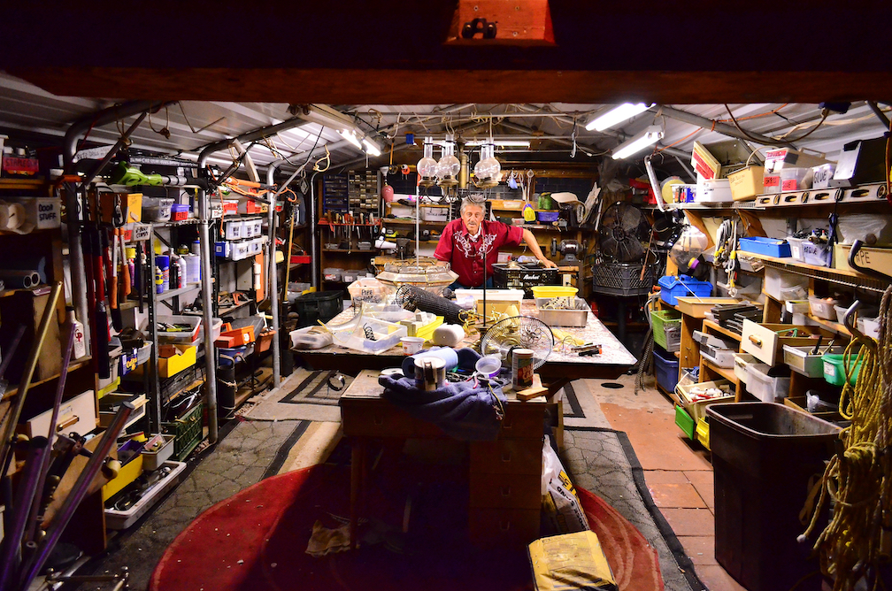 Tom in his Sedona Garage