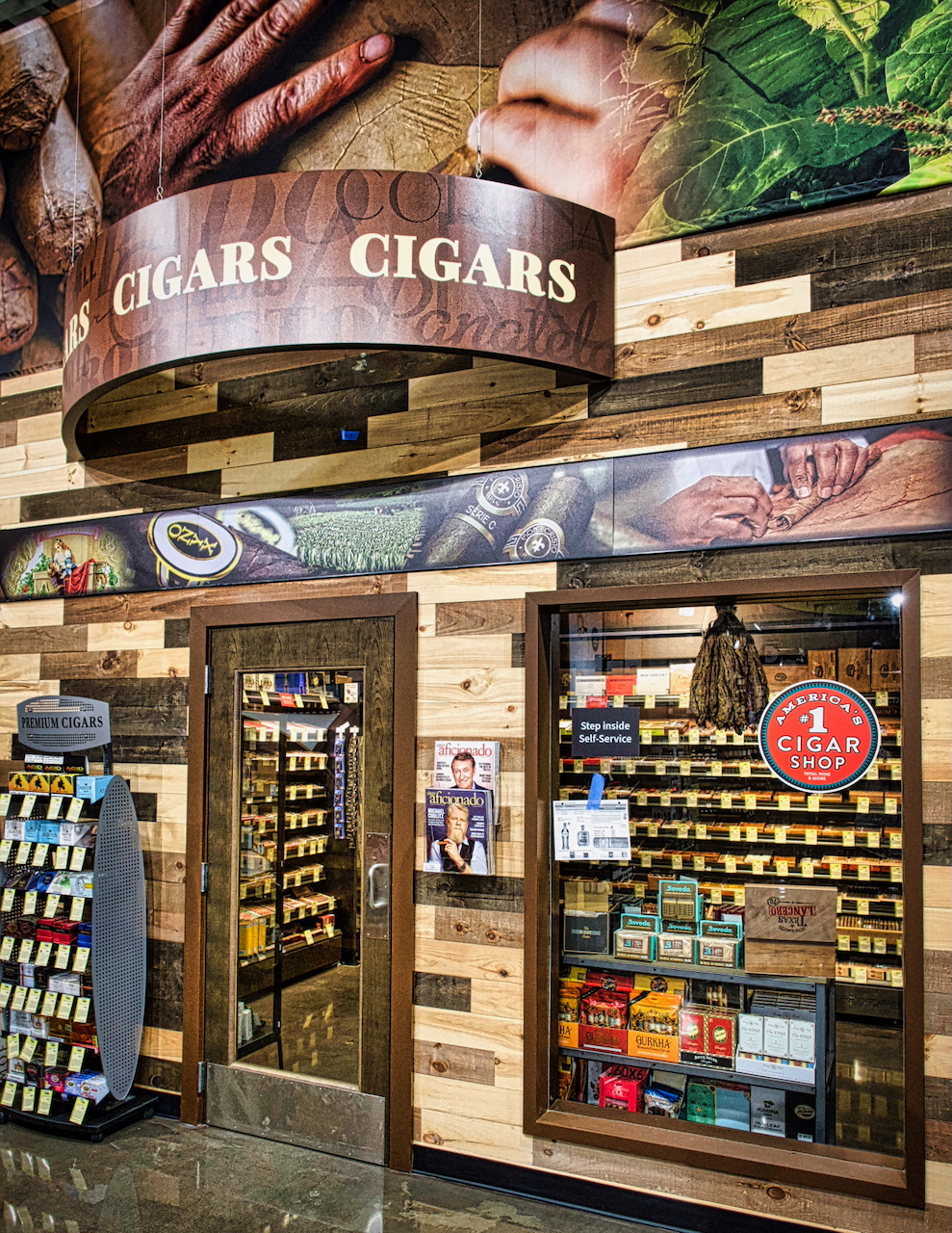 Cigars are offered