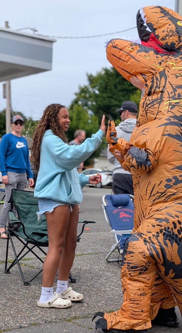 high five