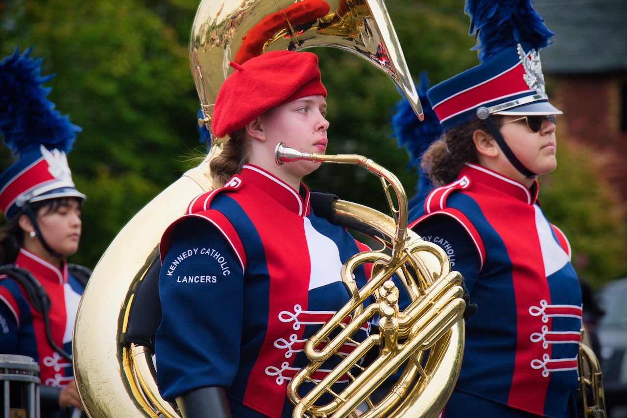 tuba player