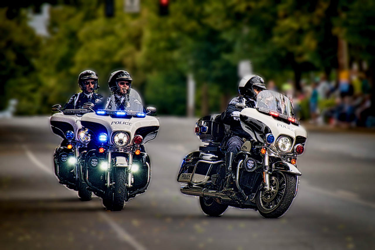 SPD Motorcycle Drill team
