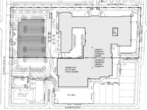 "West Seattle High School map"