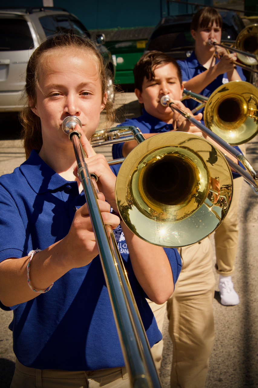 trombone player