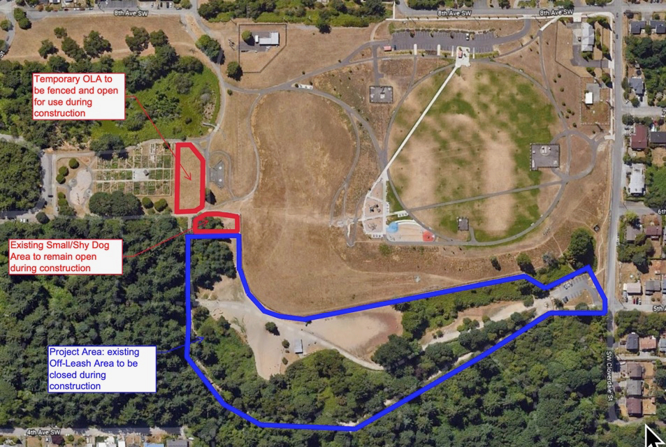 Westcrest Dog Park changes