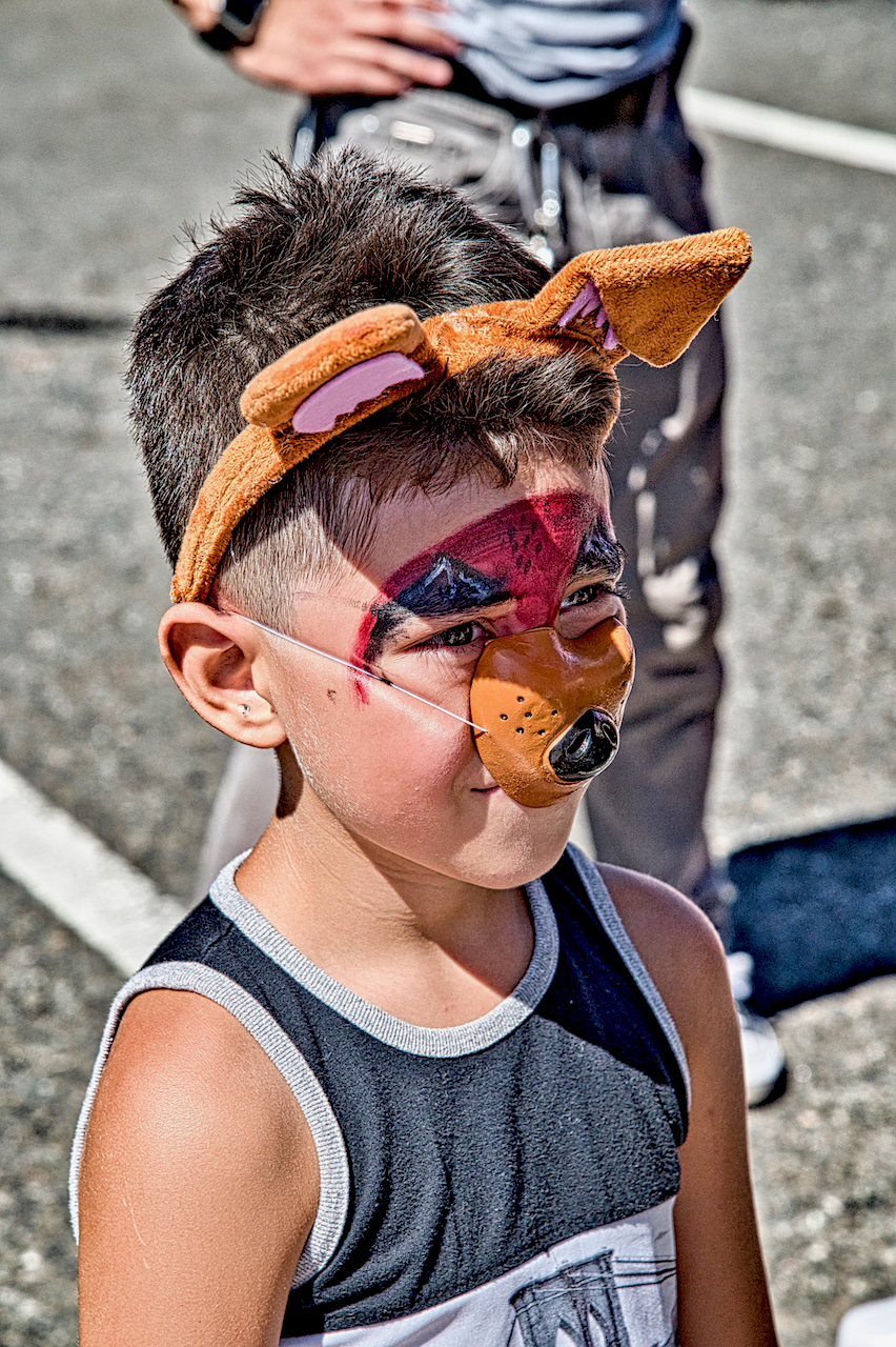kids with facepaint