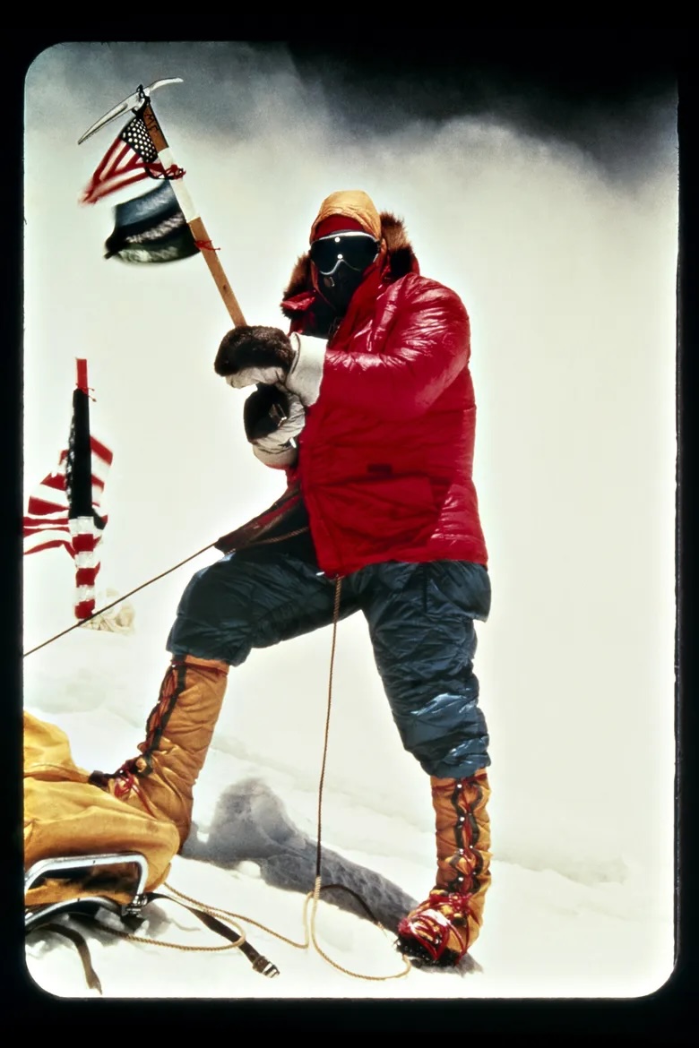 Jim Whittaker atop Mount Everest