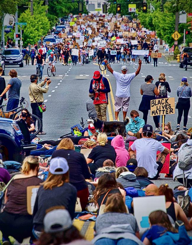 Black Lives matter demonstration