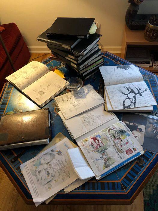 books on table