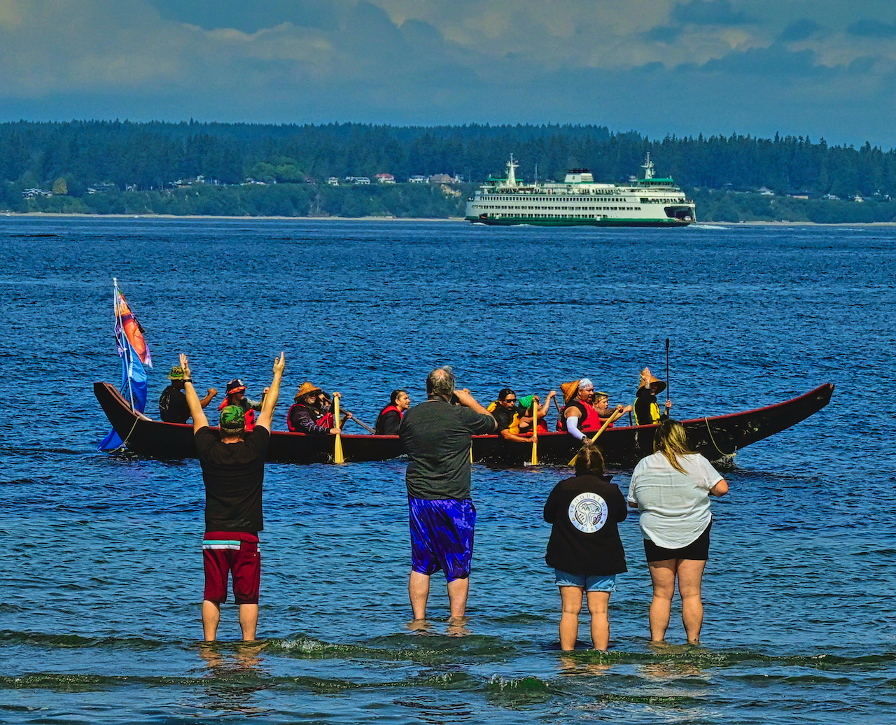 canoe and ferry