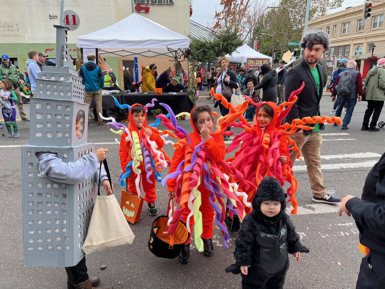 colorful costumes