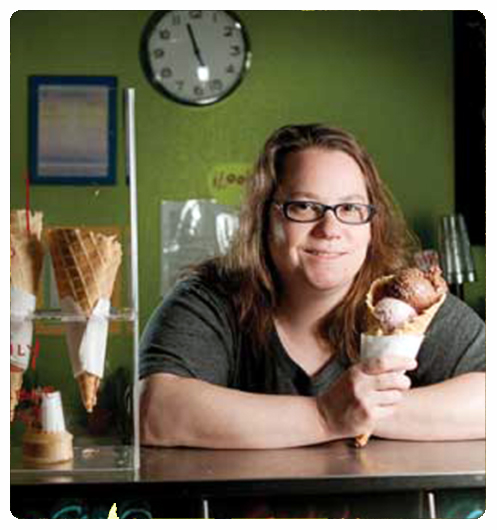 Ann Magyar of full tilt ice cream