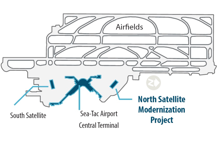 north satellite SEA