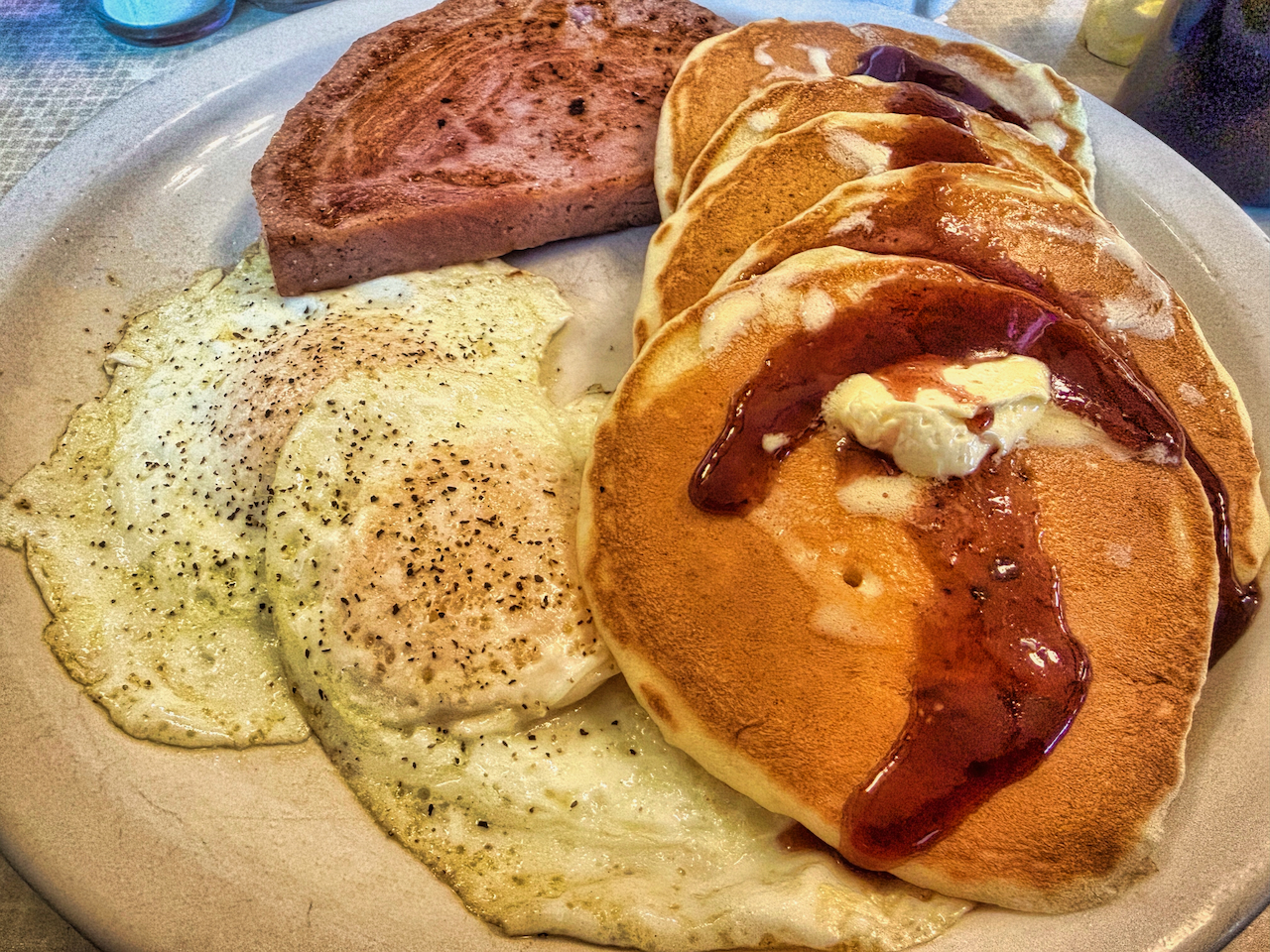 Short stack of cakes