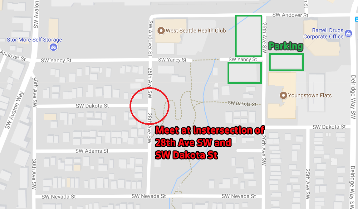 parking and meet up map