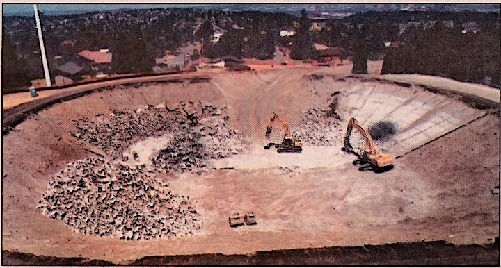 myrtle street reservoir under construction