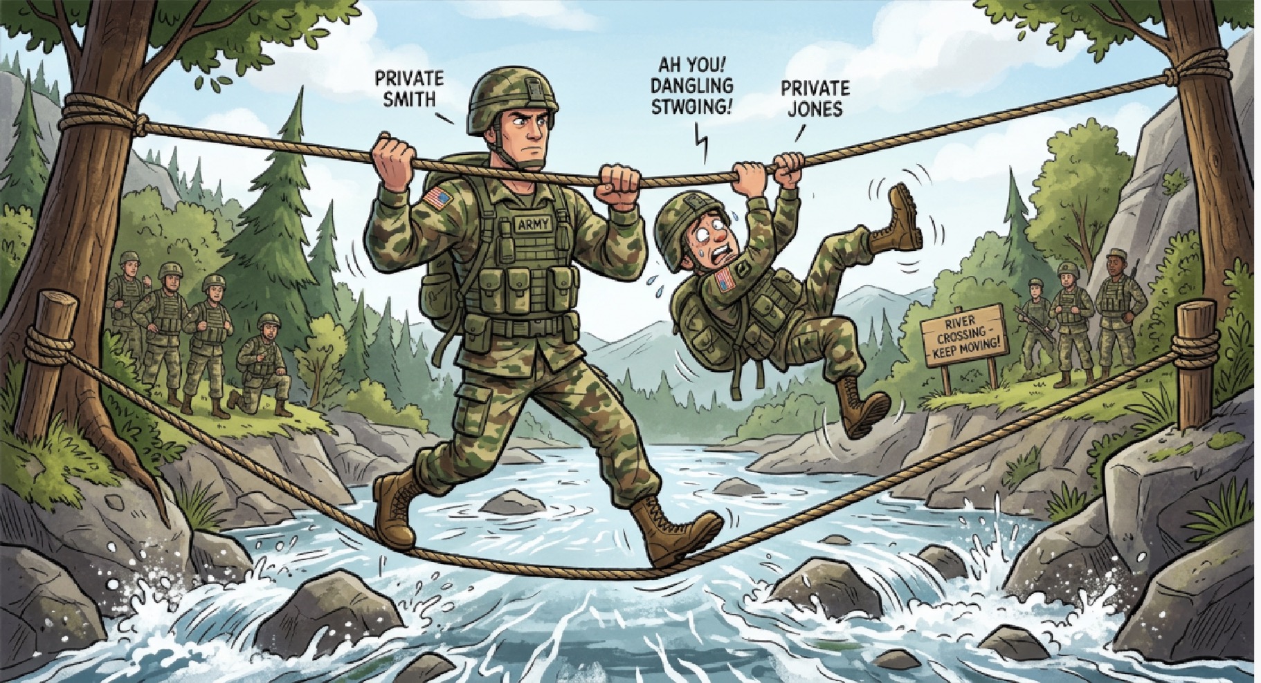 rope crossing