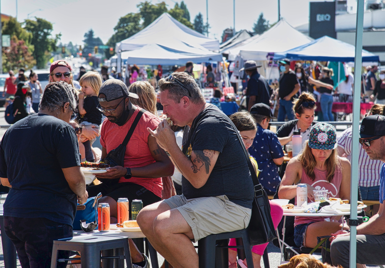 food on the street