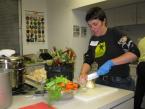 Sarah in the 'galley'.JPG