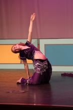 Kelsey Porter doing a belly dance.JPG