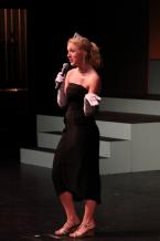 Out going princes Kelly Nealson sings Diamonds are a girls best friend.JPG